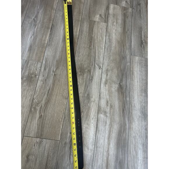 Vintage Fendi Belt Black Leather with Gold Buckle - Picture 7 of 16